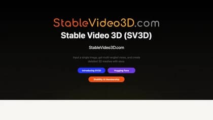 Stable Video 3D