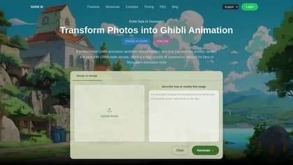 Ghibli magic maker
