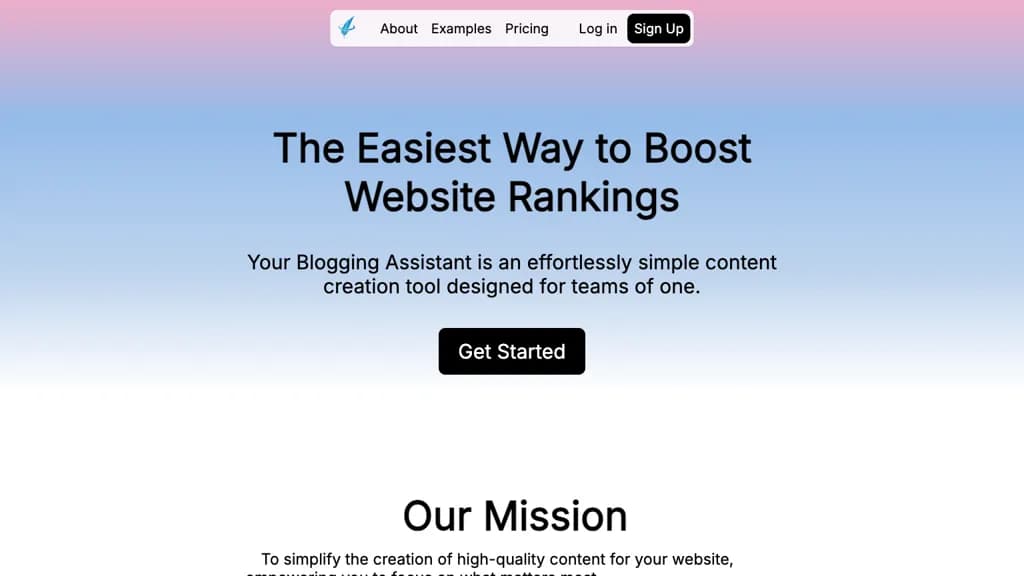 Your Blogging Assistant