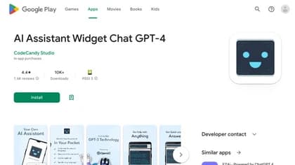 Android AI Assistant Widget