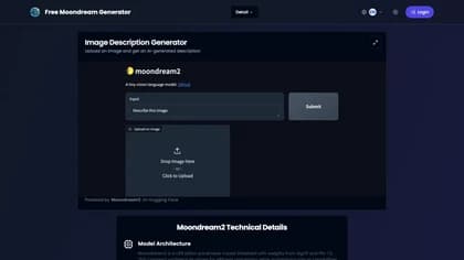 Free moondream generator