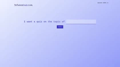 BetweenQuiz