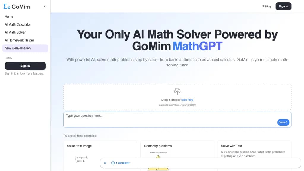 GoMim Math AI