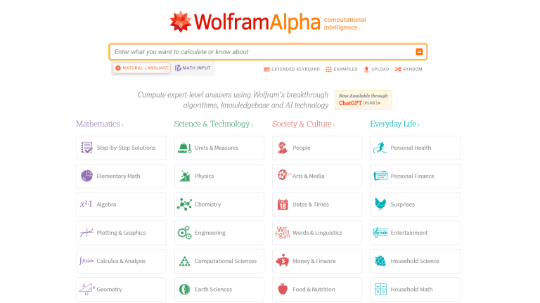 WolframAlpha