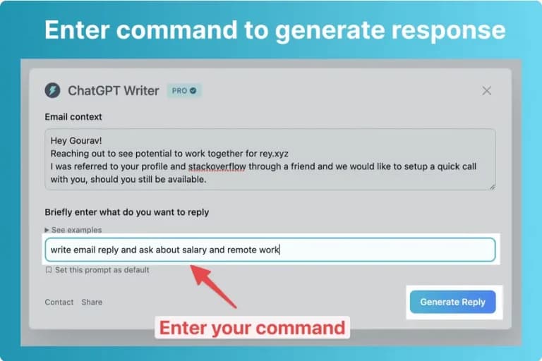 ChatGPT Writer
