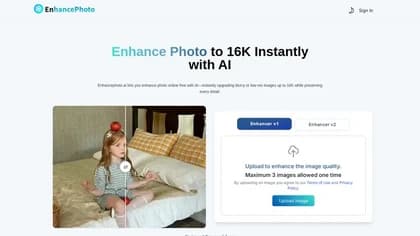 EnhancePhoto AI