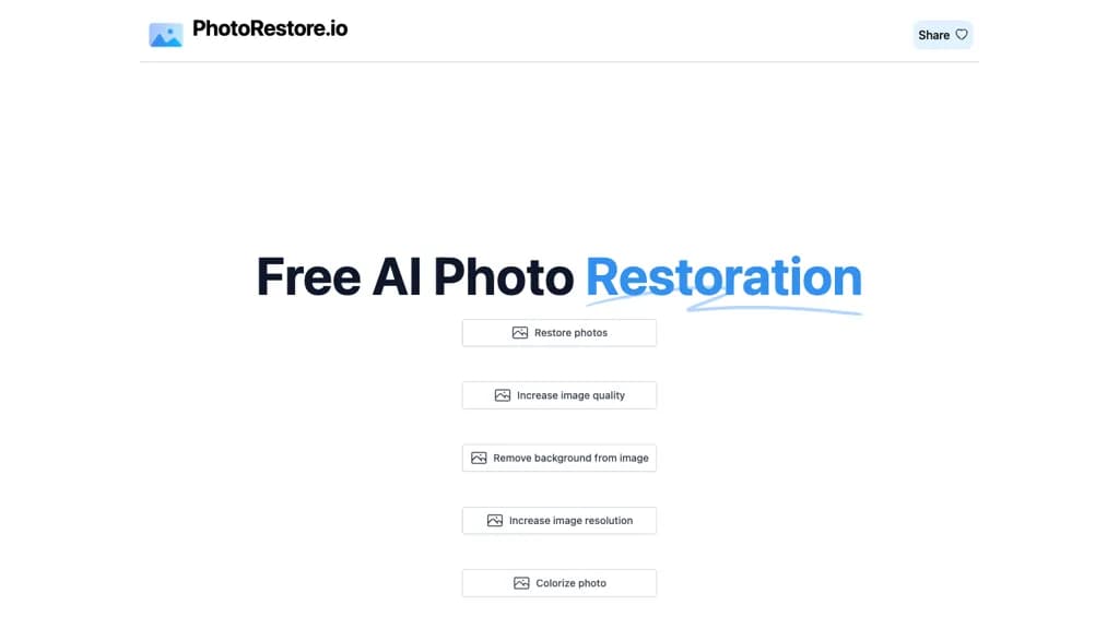 Photo Restore IO