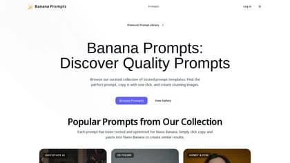 Banana Prompts AI