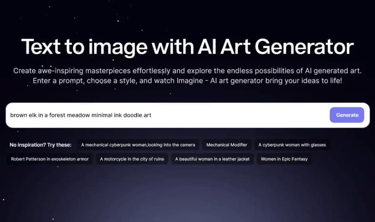 Imagine AI Art Generator