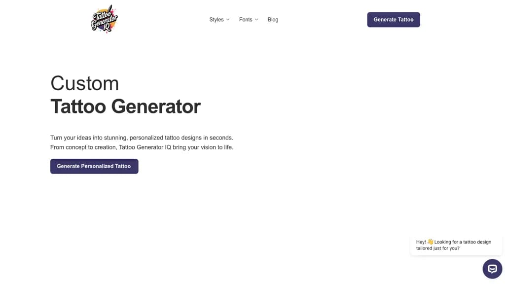 Tattoo Generator IQ