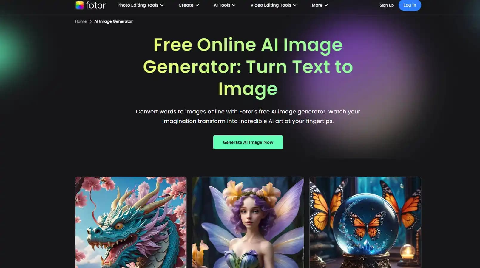 Fotor image generator