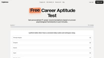 TripleTen Career Aptitude Test