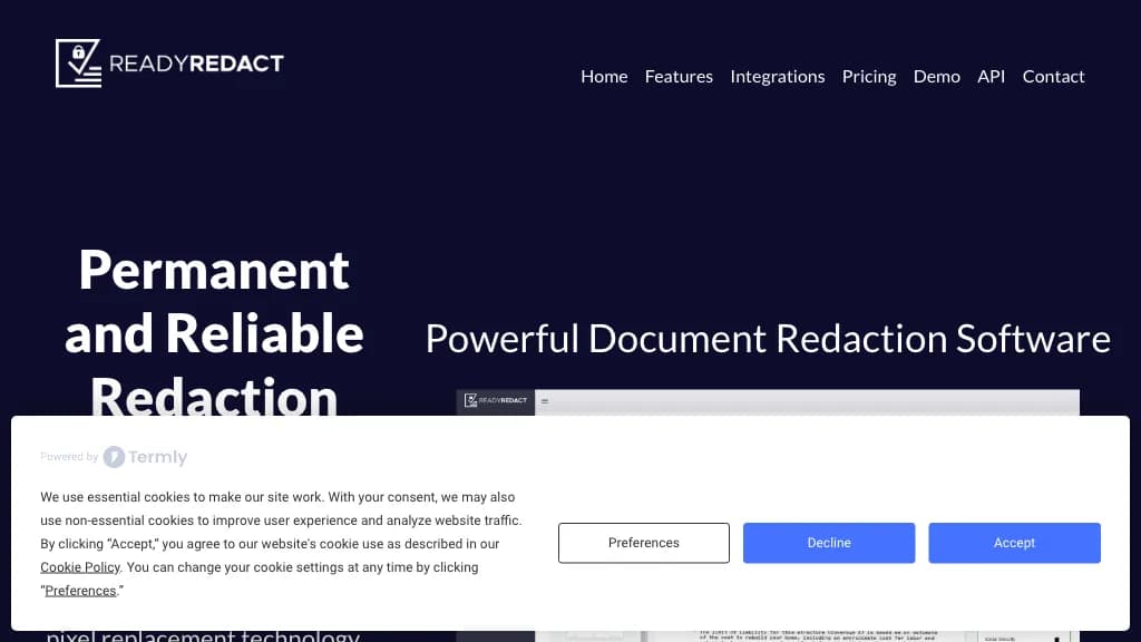 ReadyRedact Document
