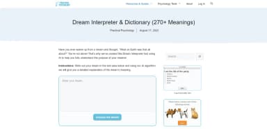 Dream Interpreter & Dictionary
