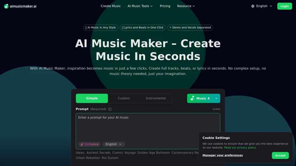 AI music maker