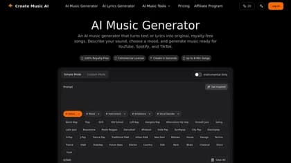 Create Music AI