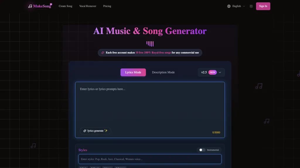 Make Song