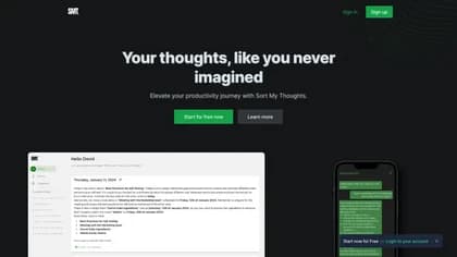 SortMyThoughts