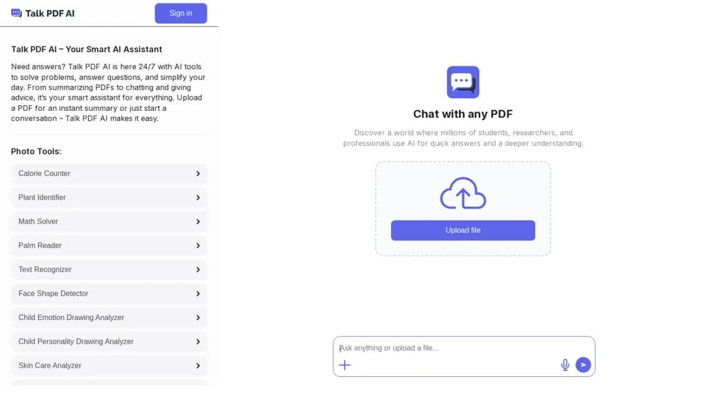 Talk PDF AI