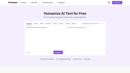 Toolsmart Free Humanize AI