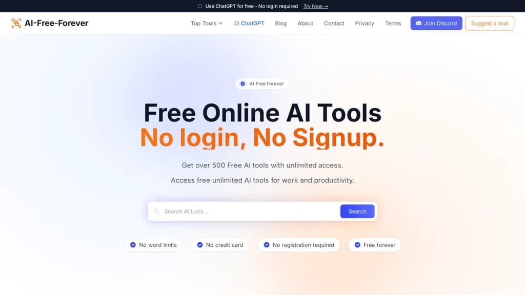AI Free Forever
