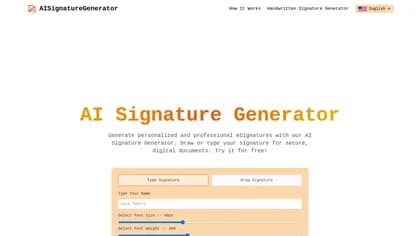 AI Signature Generator