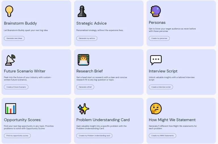 AI Toolbox for innovators
