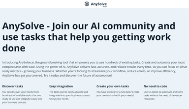 AnySolve AI