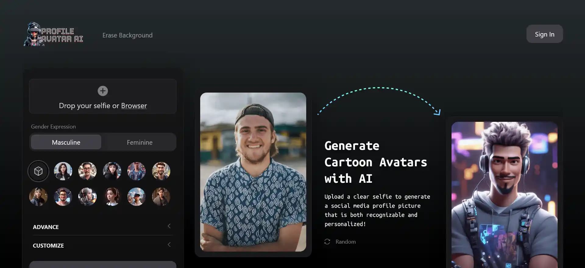 Profile Avatar AI