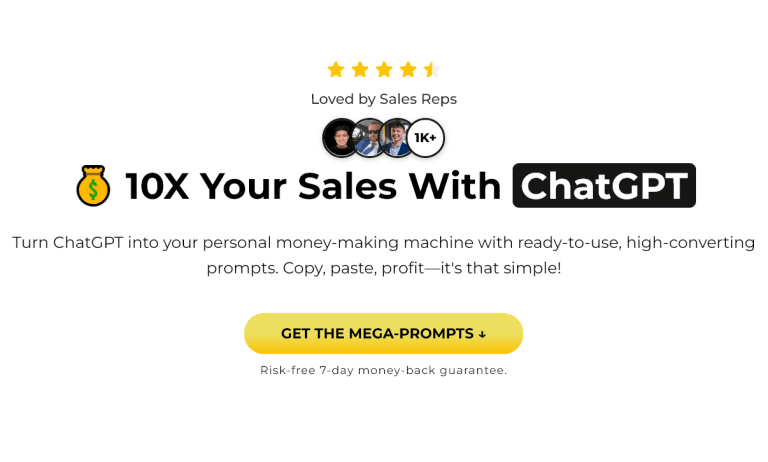 ChatGPT Mega-Prompts for Sales