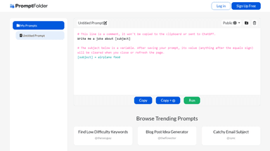 PromptFolder