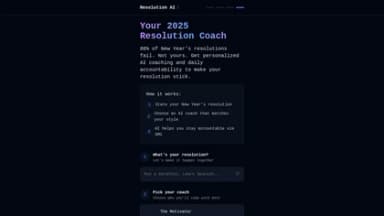Resolution Coach