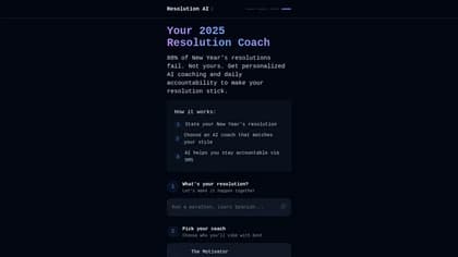 Resolution Coach