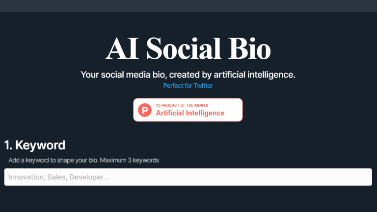 AI Social Bio