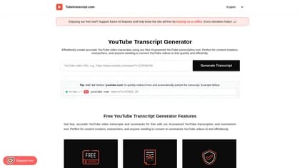 Tube Transcript