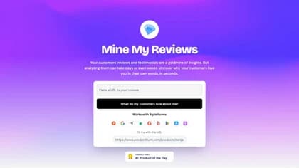 Mine My Reviews