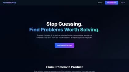 Problem Pilot