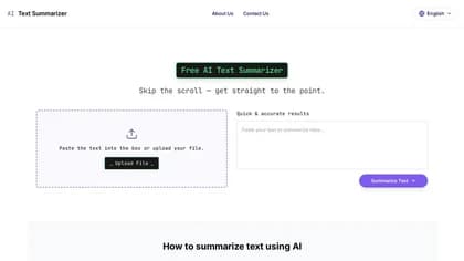AI Text Summarizer