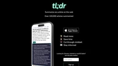 tl;dr AI Summarizer