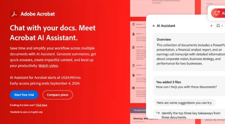Acrobat AI Assistant