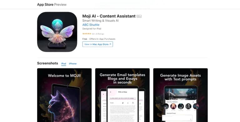 Moji Writing Assistant