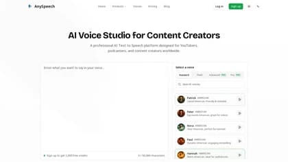 AnySpeech.io