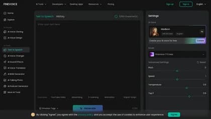 FineVoice Text to Speech