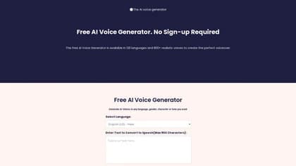 The AI Voice Generator