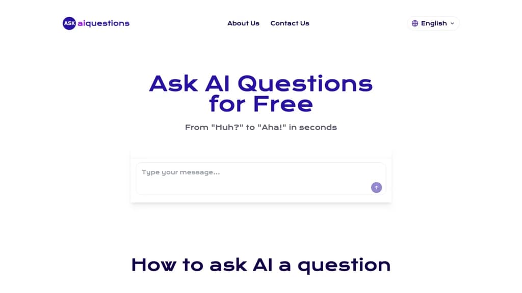Ask AI Questions Online
