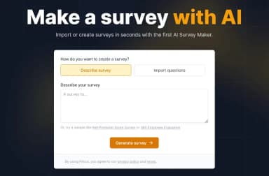 fillout AI Survey Maker