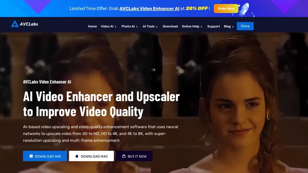 AVCLabs Video Enhancer AI