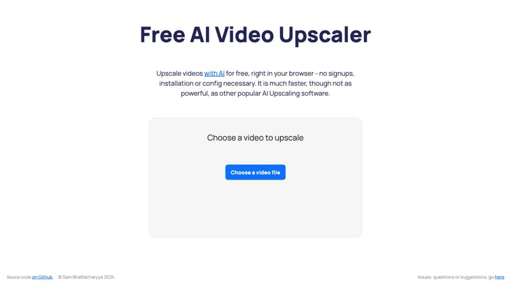 Free AI Video Upscaler