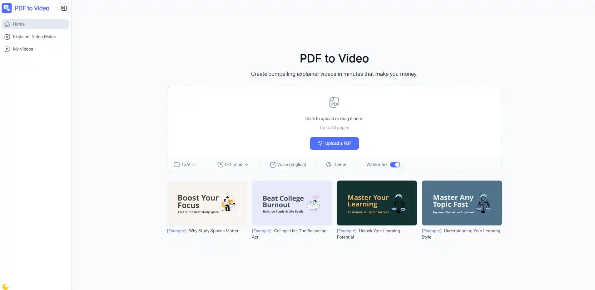 PDF to Video