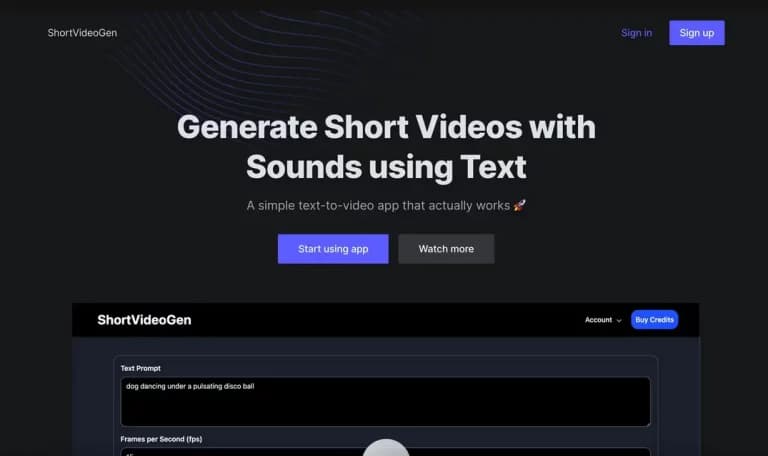 ShortVideoGen